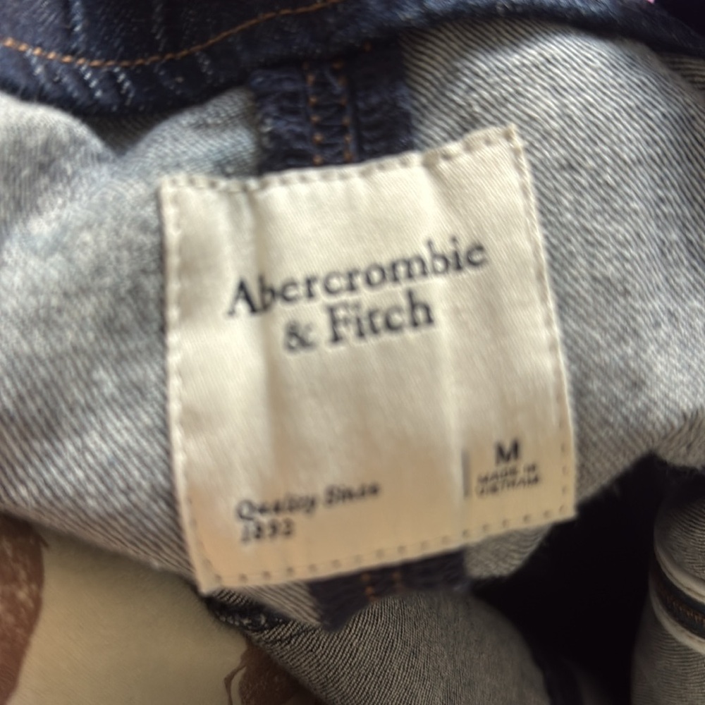 Dark Indigo Lace-Up Denim Jumpsuit - Picture 4 of 4